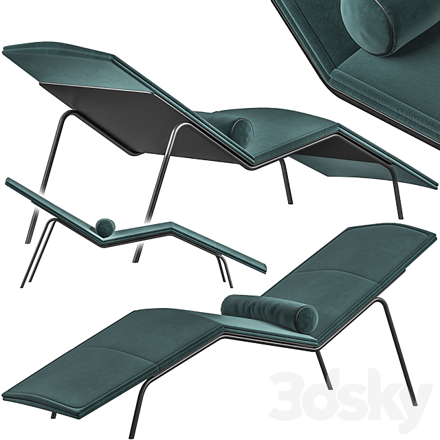 Chaise Lounge Armchair 3DSMax File - thumbnail 1