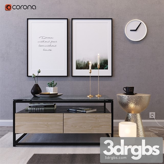 Coffee table 2 3dsmax Download - thumbnail 1