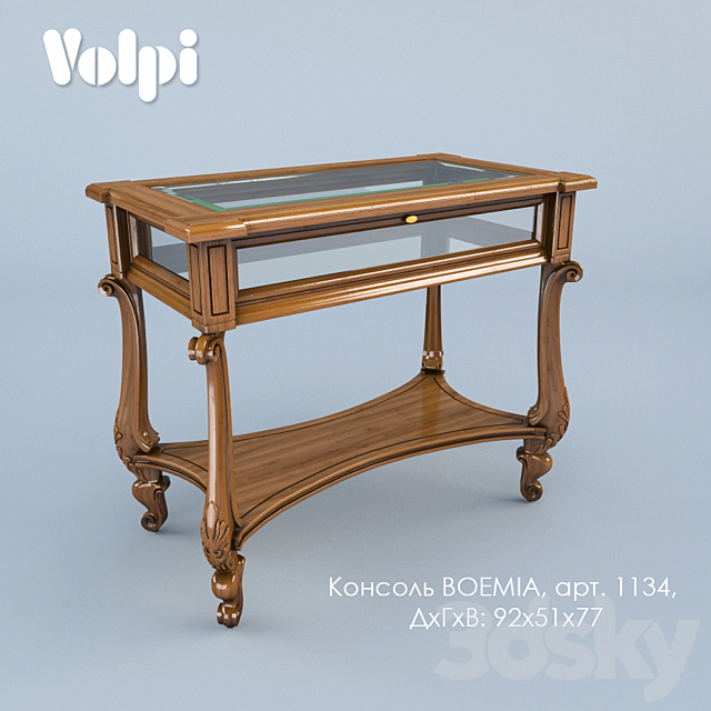 Console Volpi Boemia art.1134 3DS Max Model - thumbnail 1