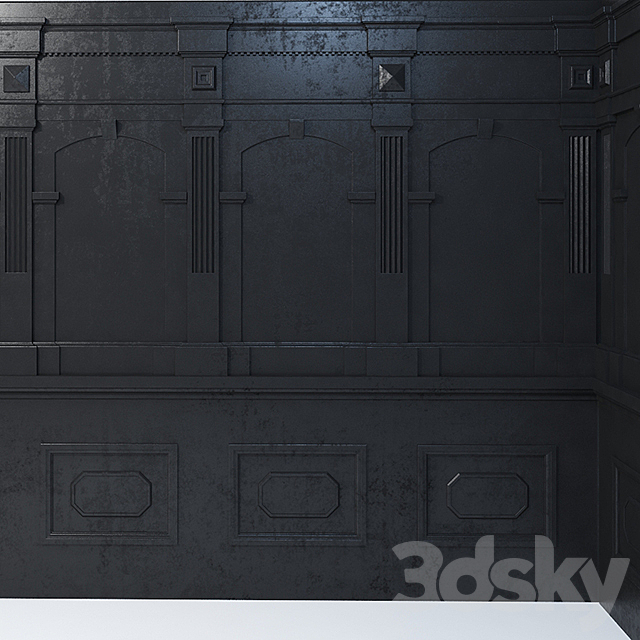 Decorative panels 3DS Max Model - thumbnail 2