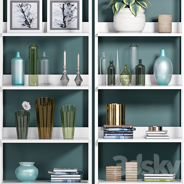 DECORATIVE SHELF-2 3DS Max Model - thumbnail 3