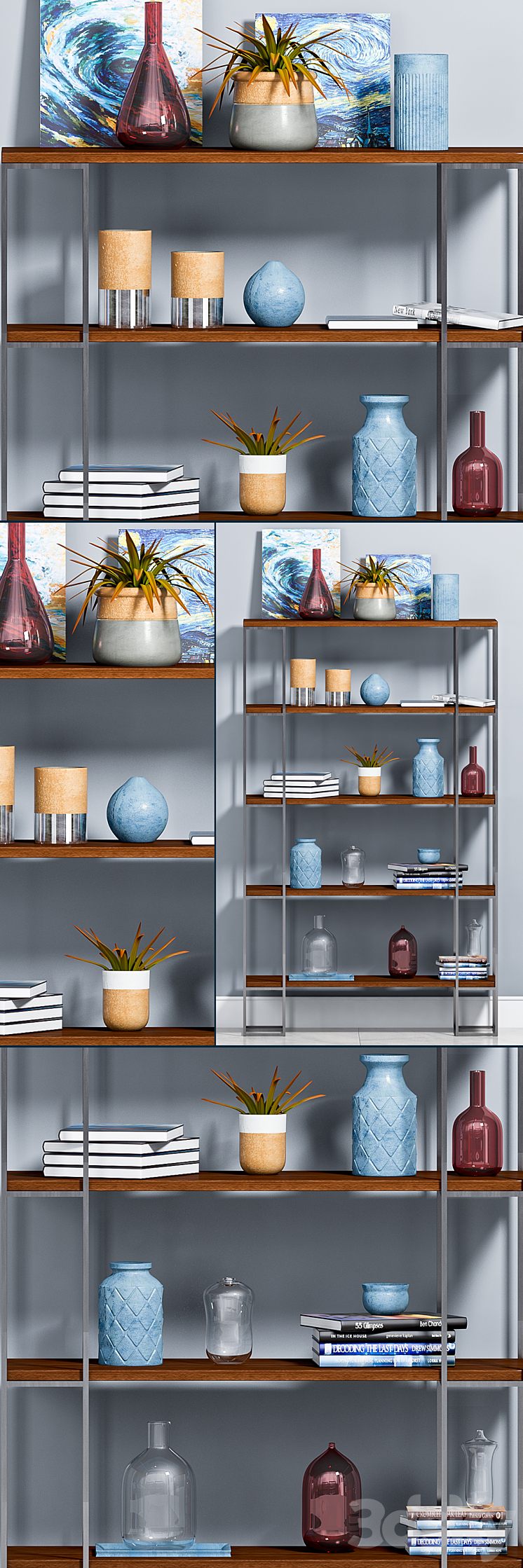 Decorative shelf -3 3DS Max - thumbnail 2