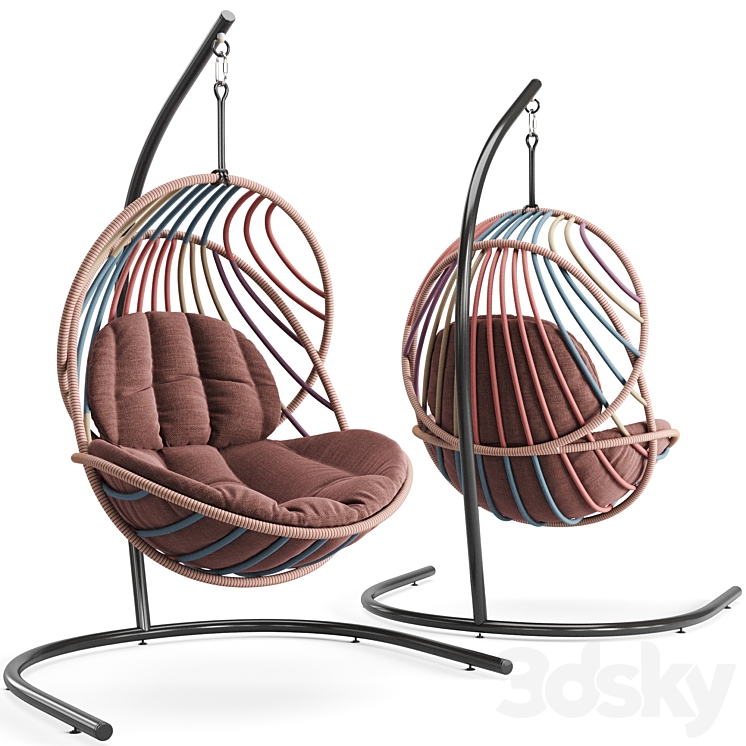 Dedon Hanging Lounge Chair Kida 3DS Max - thumbnail 1