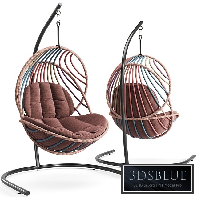 Dedon Hanging Lounge Chair Kida 3DS Max - thumbnail 3