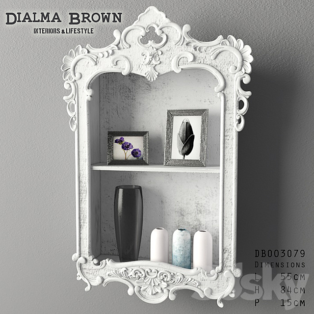 Dialma Brown shelf 3DSMax File - thumbnail 1