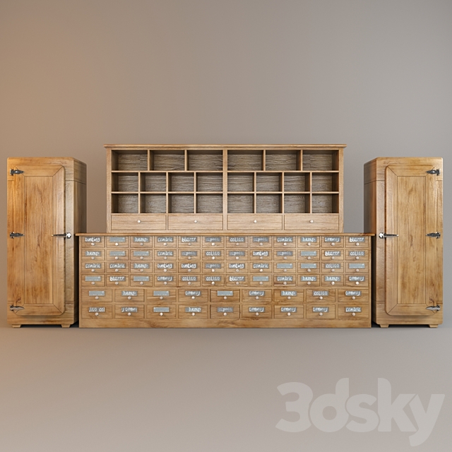 Drawers Timothy Oulton 3DSMax File - thumbnail 1