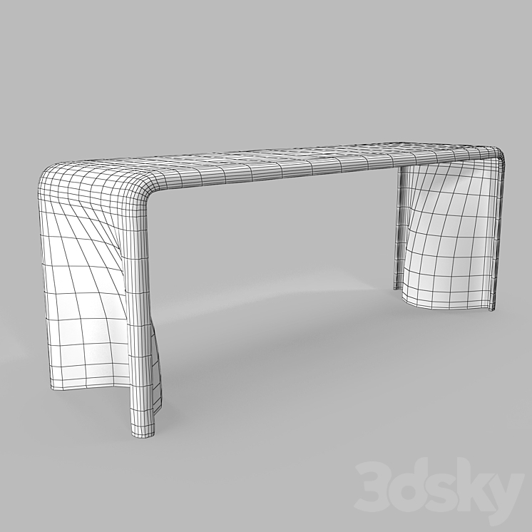 Elan Atelier – Khetan bench 3DS Max - thumbnail 2