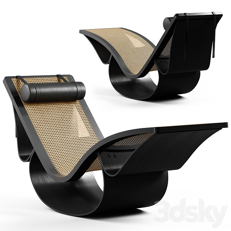 Etel Design – Rio Rocking Chair 3DS Max Model - thumbnail 1