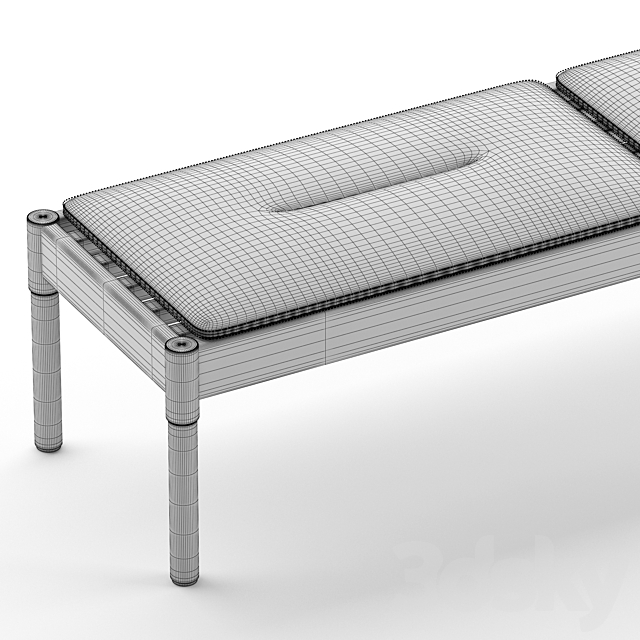 Exteta 10th Vieste Bench 3DSMax File - thumbnail 4