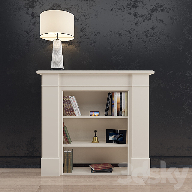 Fireplace-rack Sicilia 3DSMax File - thumbnail 1