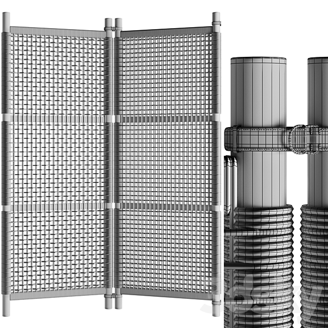 Flexform Parker Screen 3DSMax File - thumbnail 7