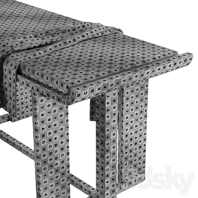 Frato ginza bench 3DSMax File - thumbnail 7