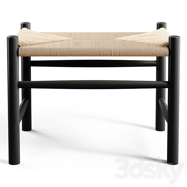 Fredericia – Wegner J16 Stool 3DS Max Model - thumbnail 2