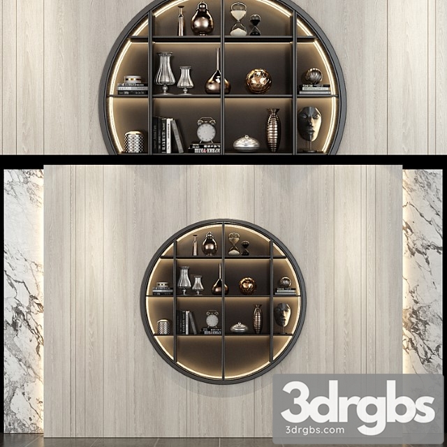 Furniture composition set 127 2 3dsmax Download - thumbnail 1