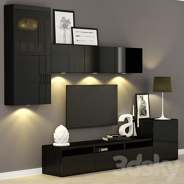 Furniture for TV & Multimedia Ikea BESTO _ Besta 3DSMax File - thumbnail 2