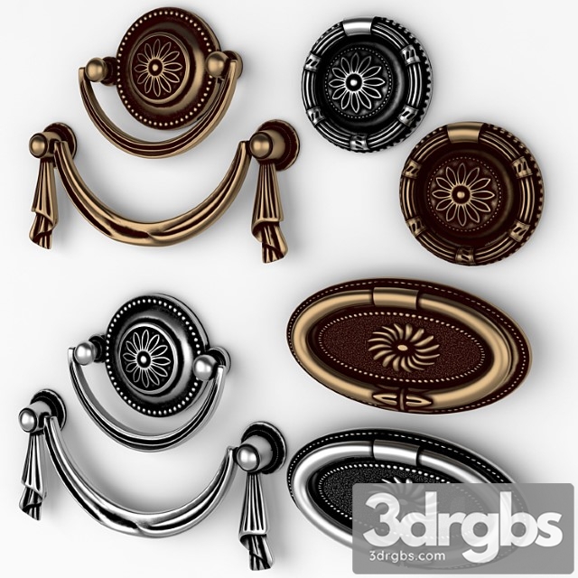 Furniture handles. besana 2 3dsmax Download - thumbnail 1