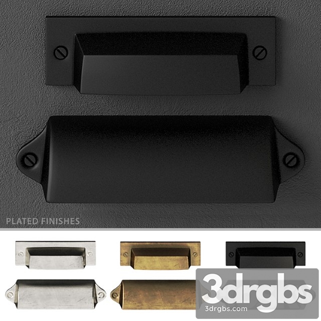 Furniture handles nanz n ° 8683 and n ° 8684 2 3dsmax Download - thumbnail 1