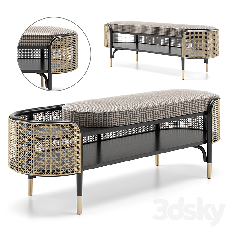 Gamfratesi's mos bench 3DS Max Model - thumbnail 2