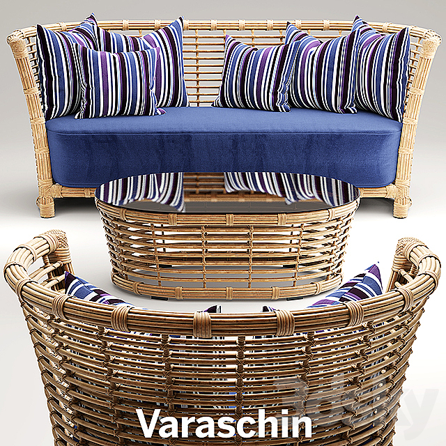 Garden furniture varaschin tonkino 3DSMax File - thumbnail 3