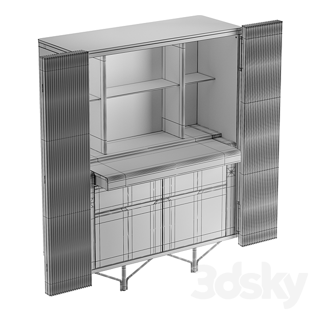 Giorgetti Charlotte Tall Bar 85002 3DSMax File - thumbnail 4