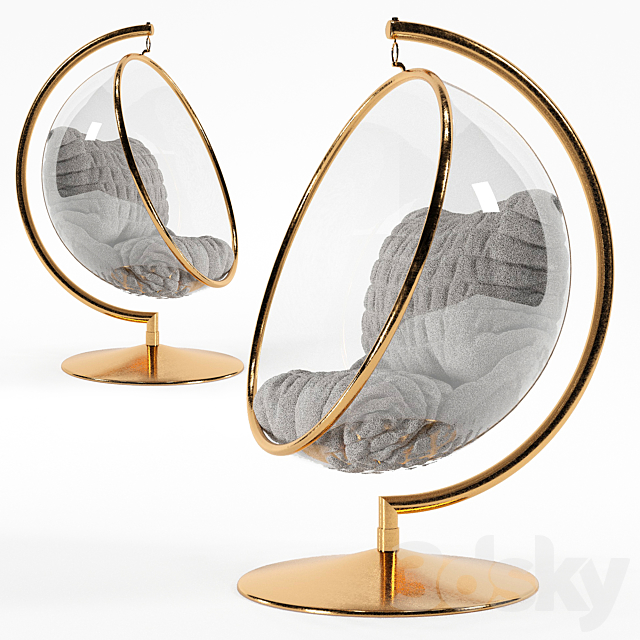 Glass Hanging Chair 3DSMax File - thumbnail 1