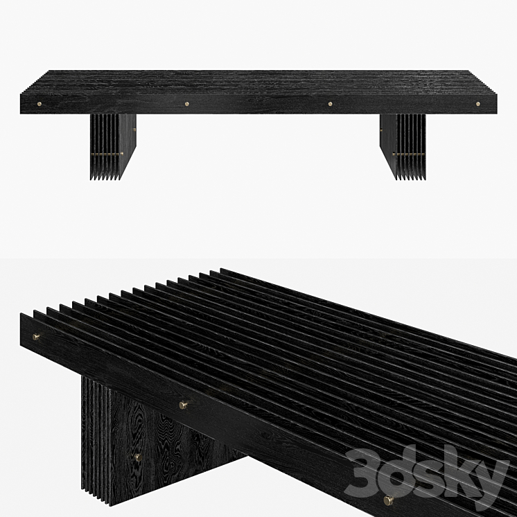 Grid Bench by Mario Tsai 3DS Max - thumbnail 1