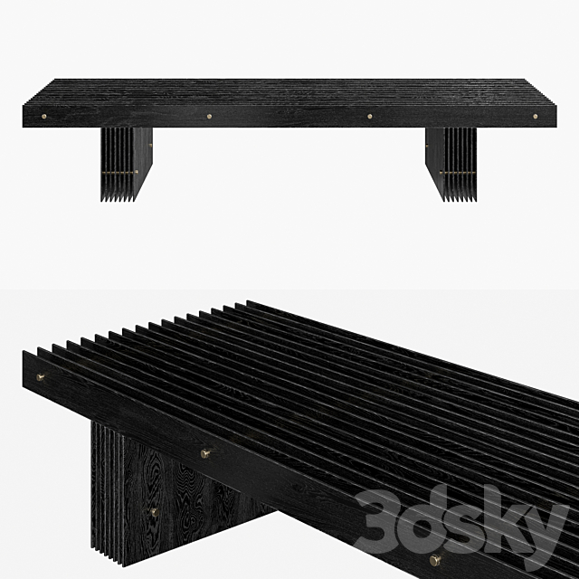 Grid Bench by Mario Tsai 3DSMax File - thumbnail 1