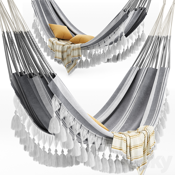 Hammock 3DS Max Model - thumbnail 1