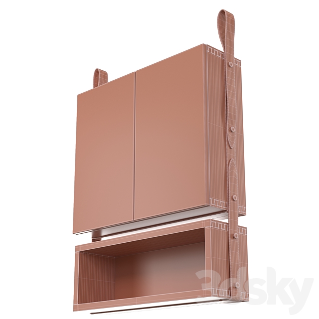 Hanging cabinet with shelf Mutina by OEO Studio 3DSMax File - thumbnail 6