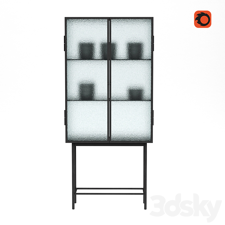 Haze vitrine 3DS Max - thumbnail 2