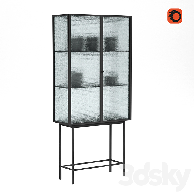 Haze vitrine 3DS Max Model - thumbnail 1