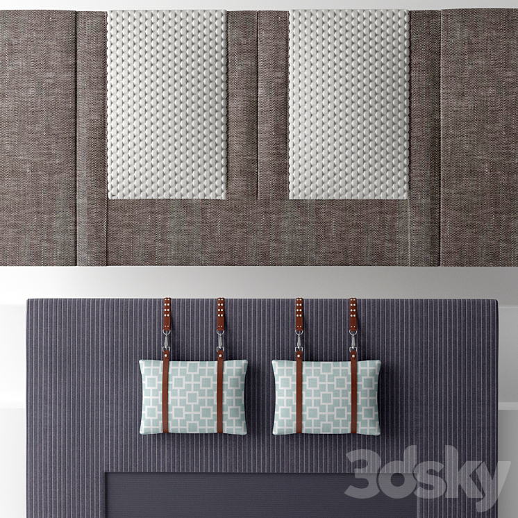 Headboard for krovati5 3DS Max - thumbnail 2