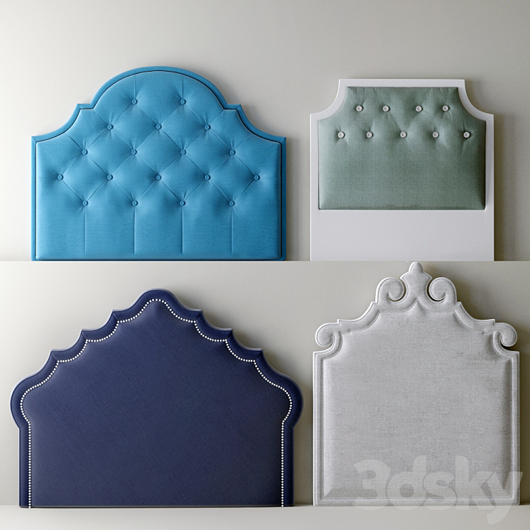 headboard krovati3 3DS Max - thumbnail 1