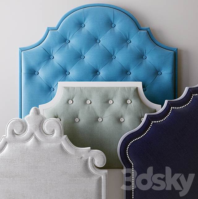 headboard krovati3 3DSMax File - thumbnail 2