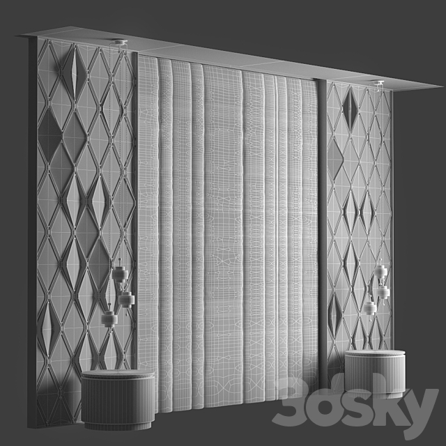 Headboard-panel_3 3DSMax File - thumbnail 2