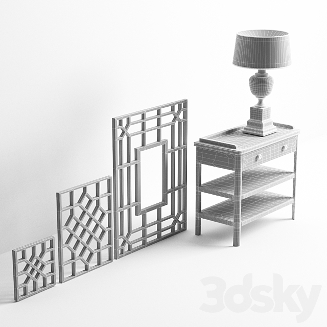 Headboard-screen 3DSMax File - thumbnail 2