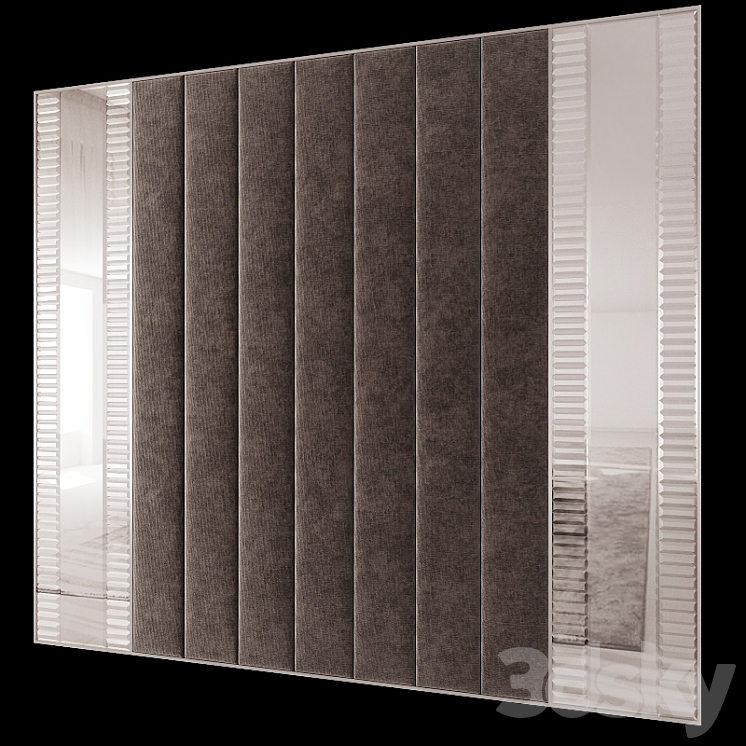 Headboard. Wall Panel_02 3DS Max - thumbnail 1