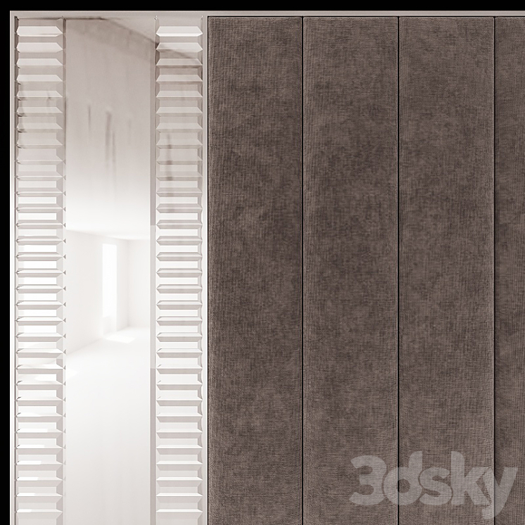 Headboard. Wall Panel_02 3DS Max - thumbnail 2