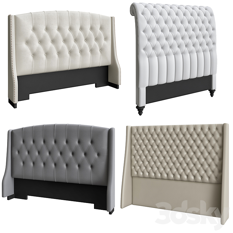 Headboards – Leisure Furnishings 3DS Max - thumbnail 1