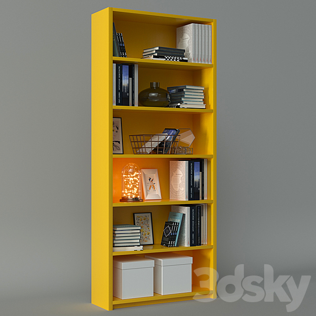 Ikea Billy _ Ikea Billy 3DS Max Model - thumbnail 2