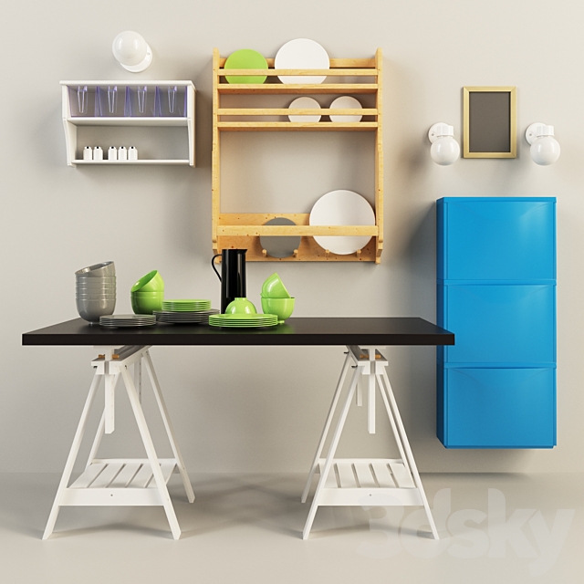 IKEA Set 3DSMax File - thumbnail 1