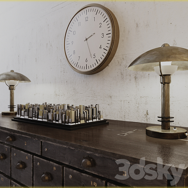 Industrial Card Catalog 3DS Max Model - thumbnail 3