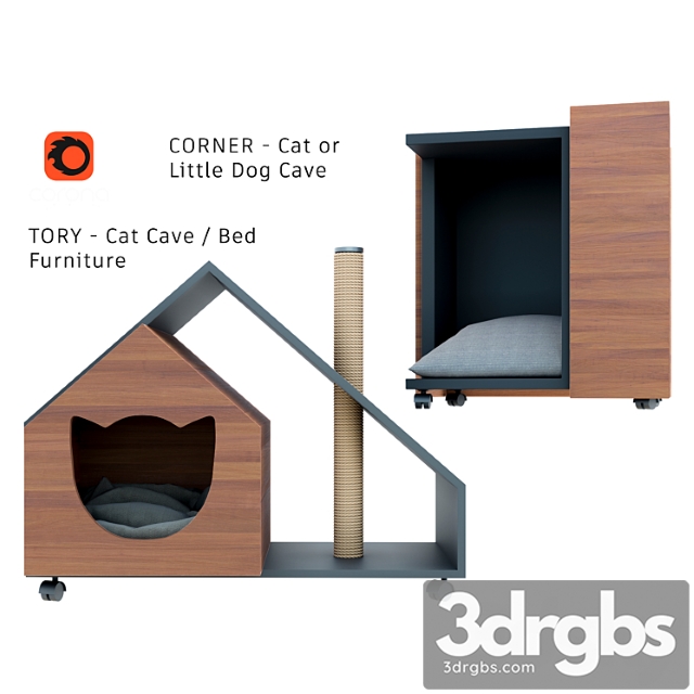 Kogtetochka Cat Cave 3dsmax Download - thumbnail 1