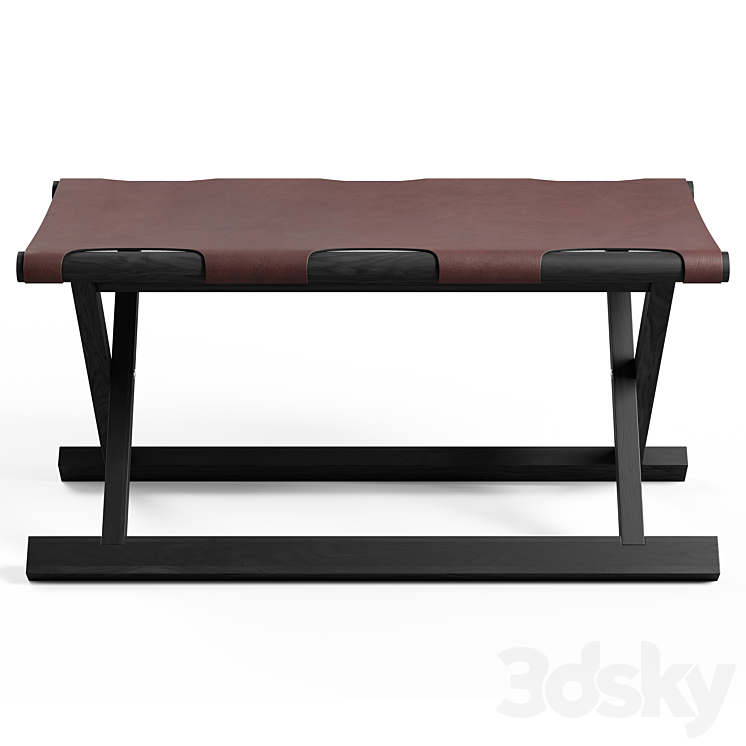 Liaigre – Bench Orée 3DS Max Model - thumbnail 2