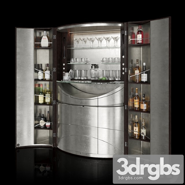 Linley london – tectonic bar 2 3dsmax Download - thumbnail 1