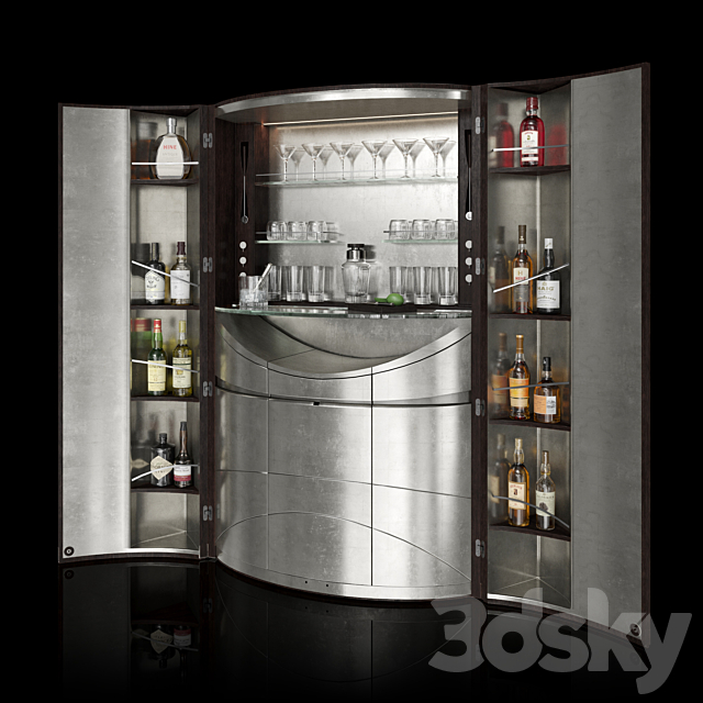 Linley London – Tectonic Bar 3DSMax File - thumbnail 1