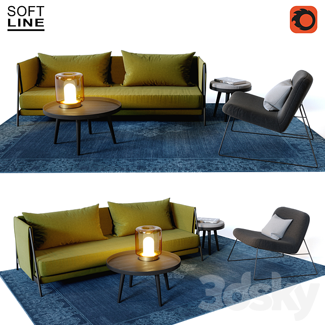 Madison Sofa 3DSMax File - thumbnail 1