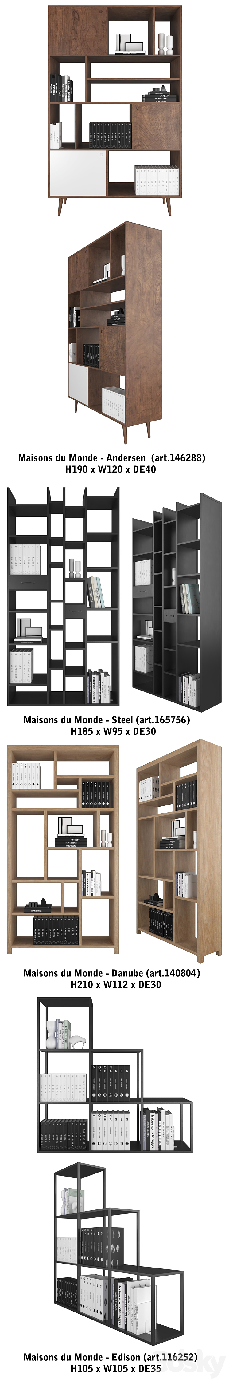 Maisons du Monde | set 13 3DS Max - thumbnail 2