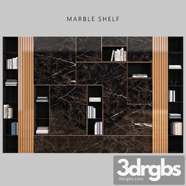 Marble shelf 2 3dsmax Download - thumbnail 1