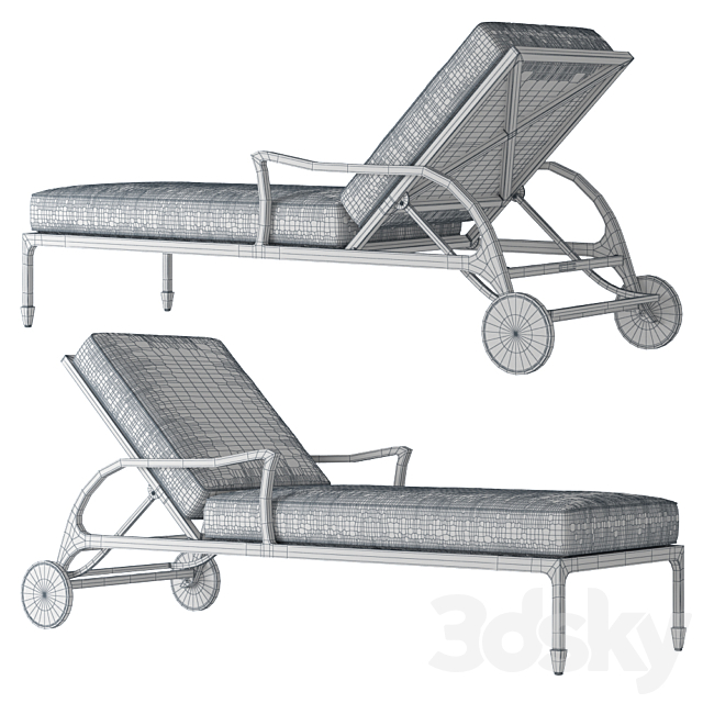 Mckinnonharris Beaufort Sun Chaise 3DSMax File - thumbnail 6